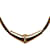 Gold Dior Rhinestone Chain Necklace Golden  ref.1151424