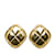 Goldene Chanel CC-Ohrclips Vergoldet  ref.1151428