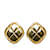 Gold Chanel CC Clip On Earrings Golden Gold-plated  ref.1151428