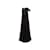 Vestido de seda negro con lazo en el cuello Valentino talla UE 40  ref.1151555
