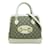 Brown Gucci Small GG Supreme Horsebit 1955 Top Handle Satchel Leather  ref.1151644
