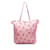 Pink Prada Tessuto Stampato Floral Tote Bag Leather  ref.1151664