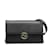 Schwarze Gucci-Dollar-Geldbörse mit ineinandergreifendem G an Kette Leder  ref.1151694