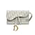 Pochette ceinture fine Dior Oblique Saddle grise Toile  ref.1151702