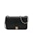 Crossbody com aba de pele de cordeiro Chanel CC matelassê preto Couro  ref.1151794