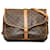 Louis Vuitton Brown Monogram Saumur 35 Cloth  ref.1152055