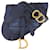Sac ceinture Saddle camouflage bleu Dior Toile Tissu  ref.1152066