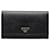 Prada Black Saffiano Long Wallet Leather Pony-style calfskin  ref.1152084