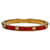 Louis Vuitton Gold „Gimme A Break“-Armreif Rot Golden Metall Vergoldet  ref.1152095