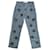 Victoria Beckham Jeans Nero Blu Cotone  ref.1152174