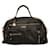 Donna Karan DKNY Bolsa de ombro em couro preto com alças e bolsos com corrente  ref.1152358