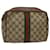 GUCCI GG Supreme Web Sherry Line Clutch Bag Beige Red 89 01 012 Auth ep2429  ref.1152546