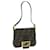 FENDI Zucca Canvas Mini Mamma Baguette Hand Bag Black Brown Auth 59810A  ref.1152651