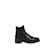 Prada Leather moccasin boots Black  ref.1152859