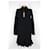Twin Set Robes Viscose Noir  ref.1153774