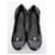 Louis Vuitton Flirty ballet flats navy leather with snake toe Navy blue Exotic leather  ref.1153815