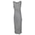 Tommy Hilfiger Damen Breton Stripe ärmelloses Maxikleid aus schwarzer Viskose Zellulosefaser  ref.1153934