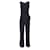Tommy Hilfiger Womens Sleeveless Embroidery Jumpsuit in Navy Blue Polyester  ref.1153940