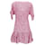 Vestido feminino de viscose com estampa floral Tommy Hilfiger em viscose rosa Fibra de celulose  ref.1153991