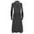 Tommy Hilfiger Womens Zendaya Long Sleeve Midi Dress in Grey Cotton  ref.1154001
