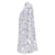 Vestido camisa feminino Tommy Hilfiger com estampa de corda de seda em seda branca Branco  ref.1154006