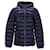 Tommy Hilfiger Womens Quilted Hooded Jacket in Blue Nylon  ref.1154012