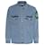 Msgm Fantastic Green Denim Shirt Blue Cotton  ref.1154041