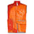 Autre Marque Wattierte Weste mit asymmetrischen Taschen Orange Polyamid Nylon  ref.1154088