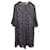 Vestido Carolina Herrera de encaje de viscosa negro Fibra de celulosa  ref.1154108