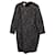 Robe à pois Oscar De La Renta en laine polyamide noire  ref.1154113