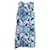 Maje Floral Minivestido sem mangas em algodão azul  ref.1154131
