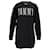 Tommy Hilfiger Womens Cotton Blend Fleece Dress in Black Cotton  ref.1154156