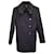 Nili Lotan Abrigo Melina con botonadura forrada en lana negra Negro  ref.1154184