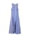 Tommy Hilfiger Damenkleid mit normaler Passform Blau Baumwolle  ref.1154188