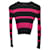 Proenza Schouler Striped Ribbed Crewneck Sweater in Multicolor Wool Multiple colors  ref.1154224