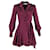 Zimmermann Wrap Mini Dress in Purple Silk  ref.1154225