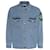 Msgm Fantastic Green Denim Shirt Blue Cotton  ref.1154250