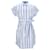 Vestido camisa feminino Essential de algodão orgânico Tommy Hilfiger em algodão azul claro  ref.1154265
