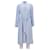 Vestido camisa feminino Essential Linen Tommy Hilfiger em linho azul claro  ref.1154266