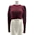 Autre Marque LES FRIDAY  Knitwear T.International XS Wool Dark red  ref.1154395