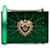 Dolce & Gabbana Dolce&Gabbana Green Plexiglass Devotion Crossbody Bag Plastic Resin  ref.1154523