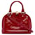 Louis Vuitton monogramma rosso Vernis Alma BB Pelle Pelle verniciata  ref.1154551