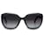 Gafas de sol polarizadas cuadradas negras de Loewe Negro Plástico Resina  ref.1154558