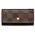 Louis Vuitton Brown Damier Ebene Multicles 4 key holder Cloth  ref.1154589