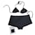 Cambon Chanel Maillots de bain Polyester Elasthane Noir  ref.1154602