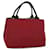 BURBERRY Hand Bag Nylon Red Auth yb435  ref.1154942