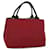 BURBERRY Handtasche Nylon Rot Auth yb435  ref.1154942