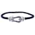 Bracelet Fred, "Force 10", or blanc, acier et diamants noirs.  ref.1154989