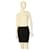 Romeo Gigli Black Pencil Virgin Wool Side Zipper Short Mini Length Skirt Size 42 Polyester  ref.1155083