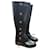 CHANEL  Boots T.eu 38 leather Black  ref.1155122